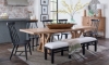 Picture of Trisha Todays Traditions White Upholstered Side Bench