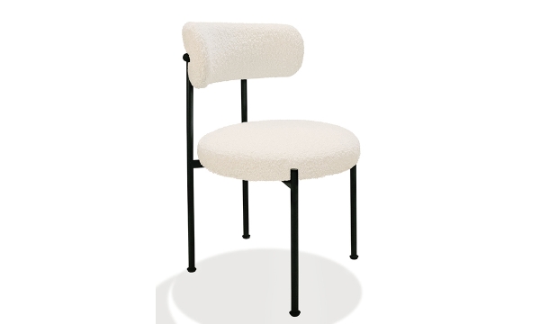 Picture of Kali Ivory Boucle Side Chair