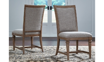 Picture of Camden Chestnut Upholstered Side Chair