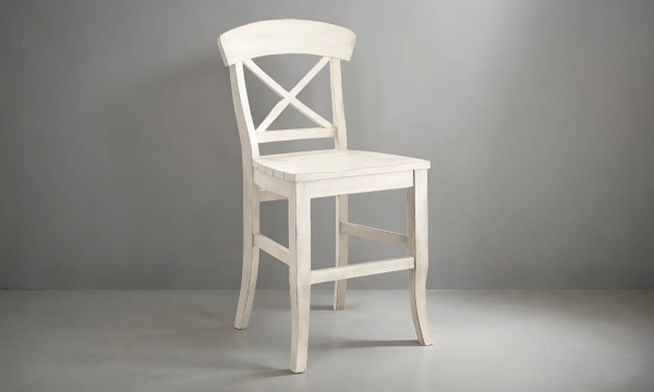 Picture of Regan Farmhouse White Counter Stool