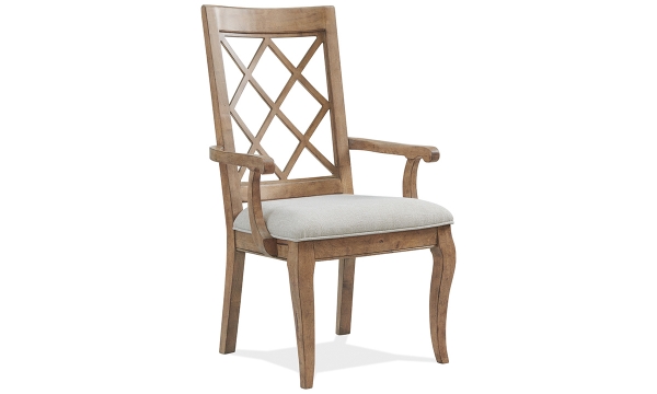 Picture of Emerson Honey Upholstered Arm Chair