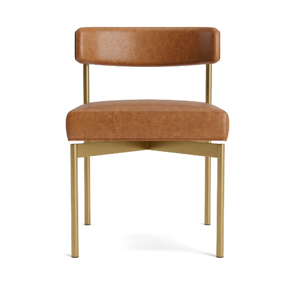 Picture of Remy Oak Leather Dining Chair