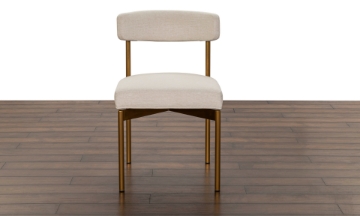 Picture of Mitchell Gold + Bob Williams Remy Taupe Dining Chair