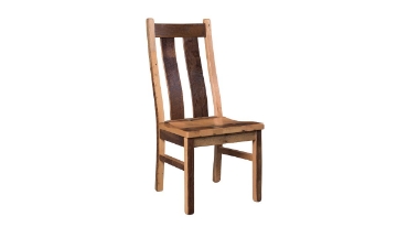 Picture of Heritage Solid Reclaimed Barnwood Oak Side Chair