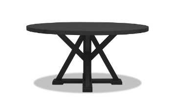Picture of Trisha Todays Traditions Black Round Dining Table