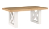 Picture of Magnolia Ivory and Natural Extendable Dining Table