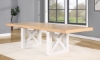 Picture of Magnolia Ivory and Natural Extendable Dining Table