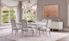 Picture of Inversion White 78" Lattice Leg Dining Table