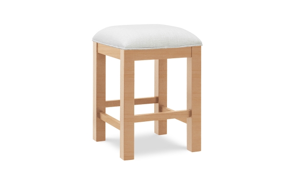 Picture of Trisha Todays Traditions White Upholstered Counter Stool