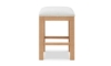 Picture of Trisha Todays Traditions White Upholstered Counter Stool