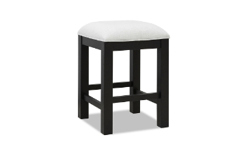 Picture of Trisha Todays Traditions White Upholstered Counter Stool