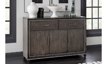 Picture of Counterpoint Smoke 3-Door Credenza
