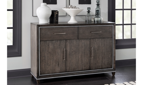 Picture of Counterpoint Smoke 3-Door Credenza