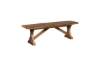 Picture of Heritage Solid Reclaimed Barnwood Oak Dining Bench