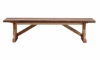 Picture of Heritage Solid Reclaimed Barnwood Oak Dining Bench