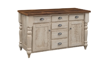 Picture of Sugarcreek Reclaimed Barnwood Oak 6-Drawer Server
