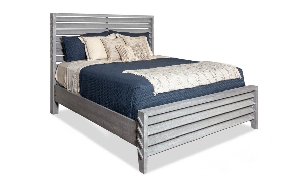 Picture of West Hampton Gray Queen Panel Bed