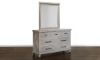 Picture of Post & Beam Industrial Smoke Gray 3-Piece Queen Panel Bedroom Set