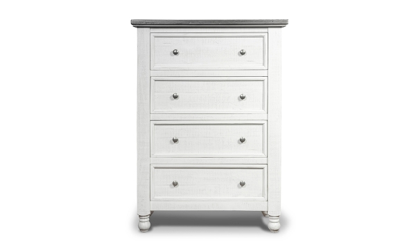 Picture of Sage White 4-Drawer Chest