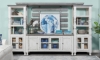 Picture of Stone Ivory and Grey 4-Door Media Consoles