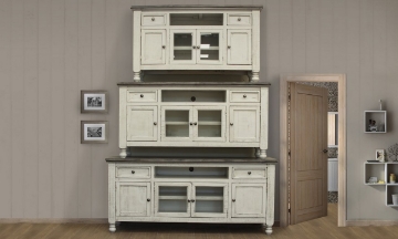 Picture of Stone Ivory and Grey 4-Door Media Consoles