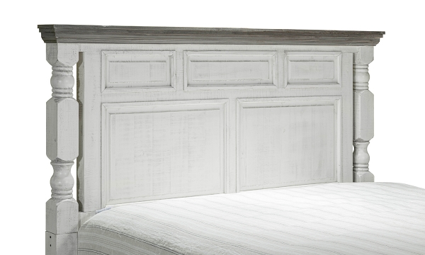 Picture of Sage White Queen Panel Bed