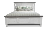 Picture of Sage White King Panel Bed