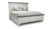 Picture of Sage White King Panel Bed