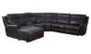 Picture of Balla Graphite Leather 6-Piece Power Left Chaise Sectional