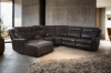 Picture of Balla Graphite Leather 6-Piece Power Left Chaise Sectional