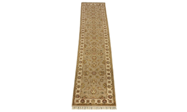 Picture of Wool and Silk Brown Camel 2'6" x 12' Rug