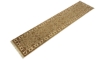 Picture of Wool and Silk Brown Camel 2'6" x 12' Rug