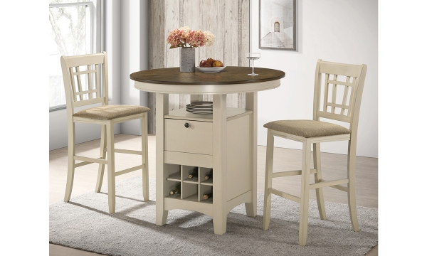 Picture of Mission French Oak Bar Table