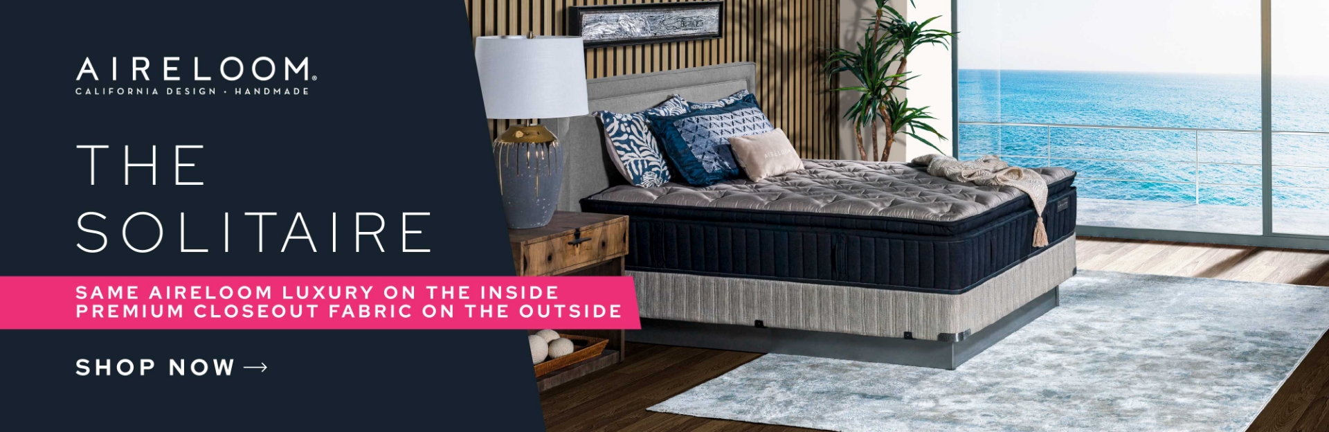 Aireloom Solitaire mattress on display